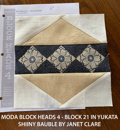 Moda Block Heads 4 Block #21