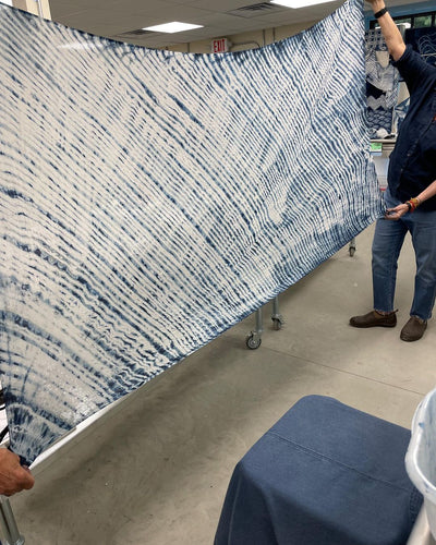 My Shibori Indigo Dyeing Class at Sanborn Mills Farm