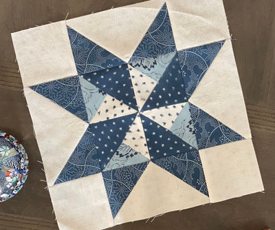 Moda Blockheads 5 - Group 2, Block 13 - Indigo Light by Me!