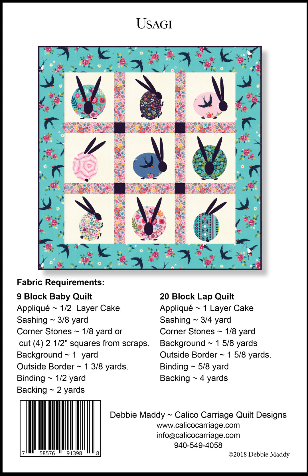 Usagi Pattern – Debbie Maddy